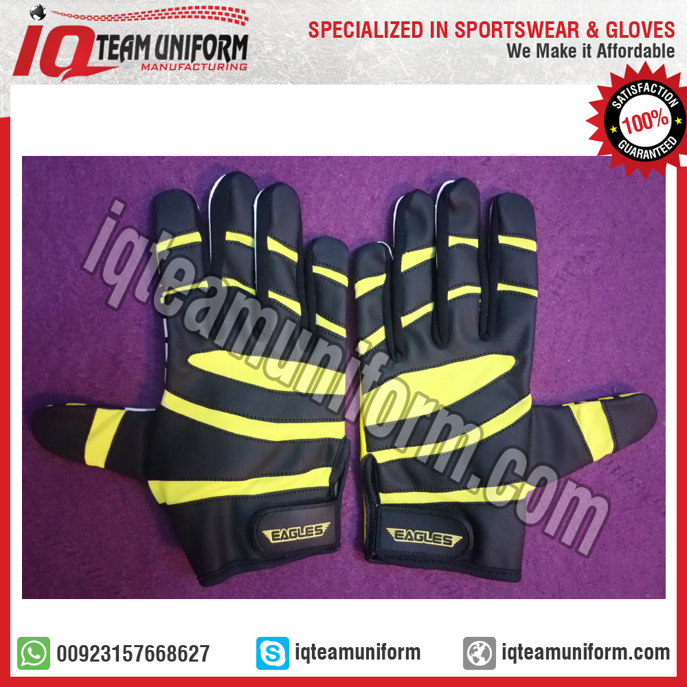 Custom American Football gloves