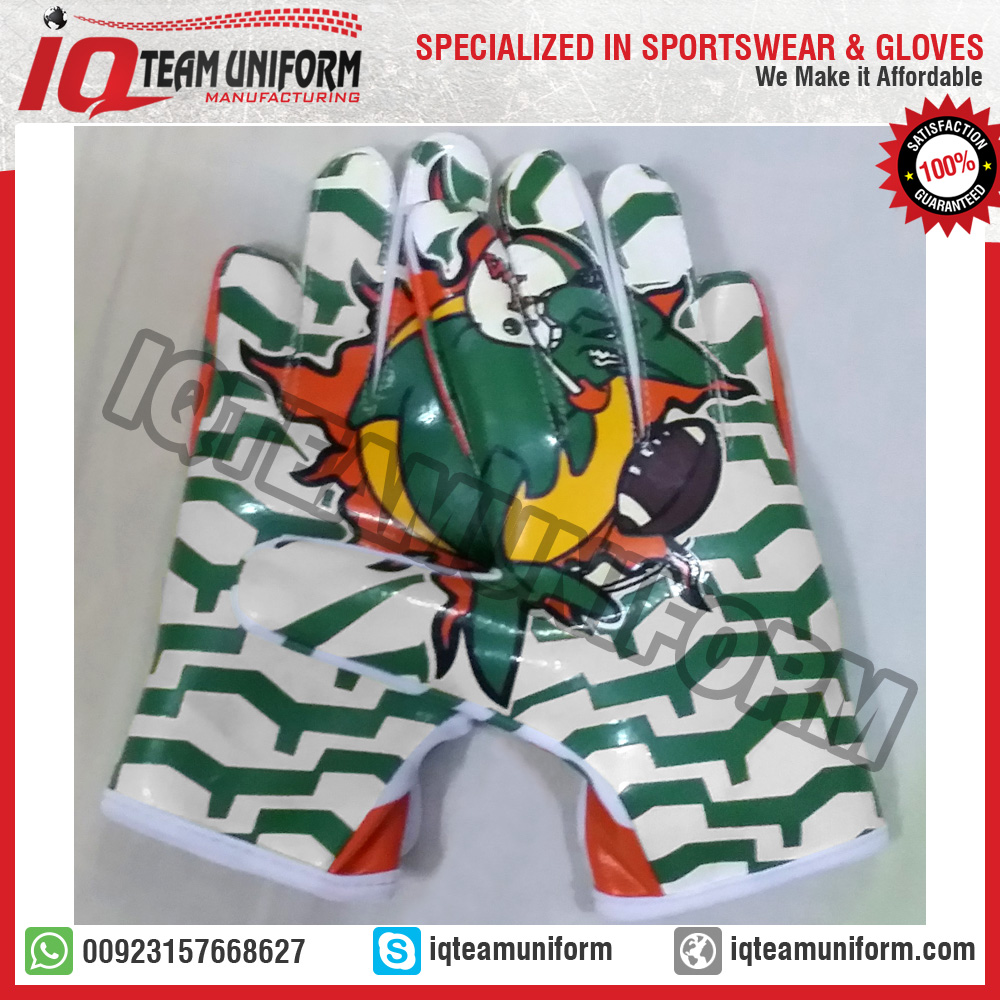 New Style Custom American Football gloves