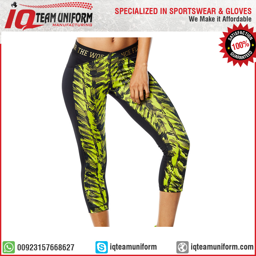 beautiful young girl leggings printed