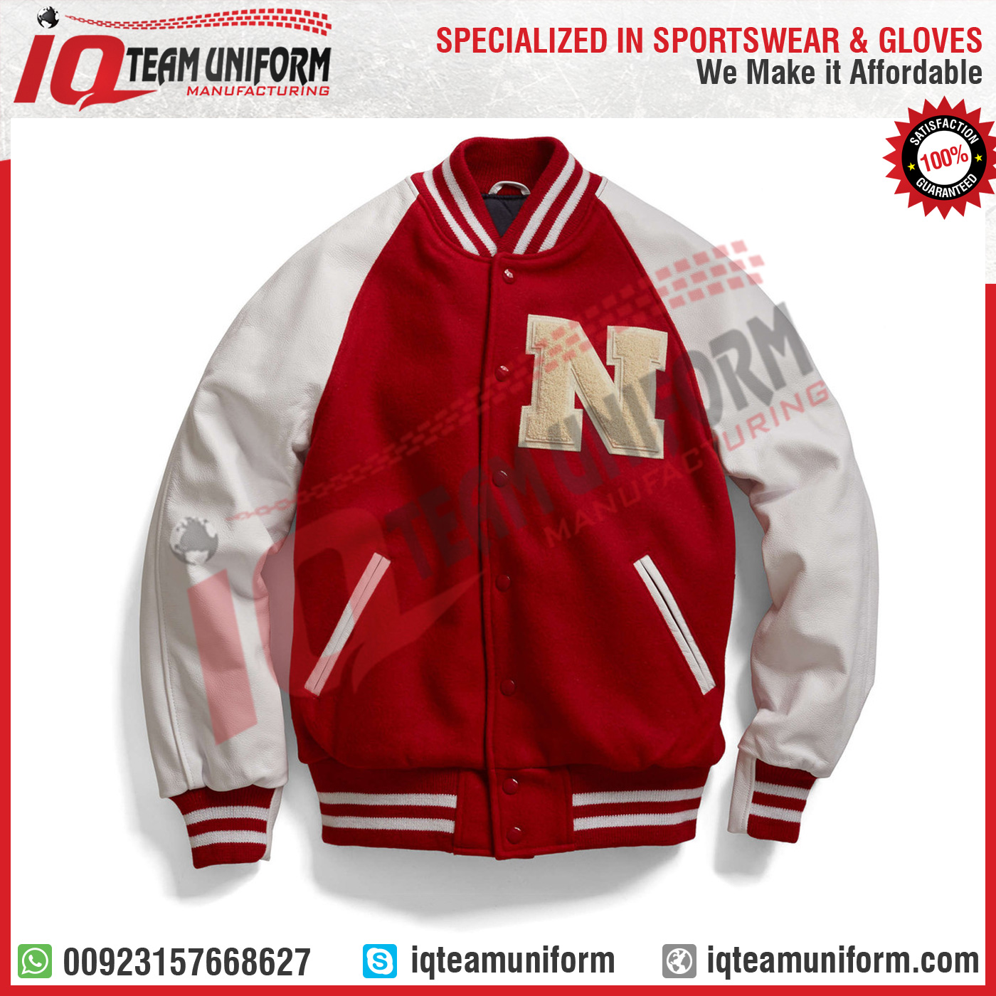 Custom Letter Man Jacket