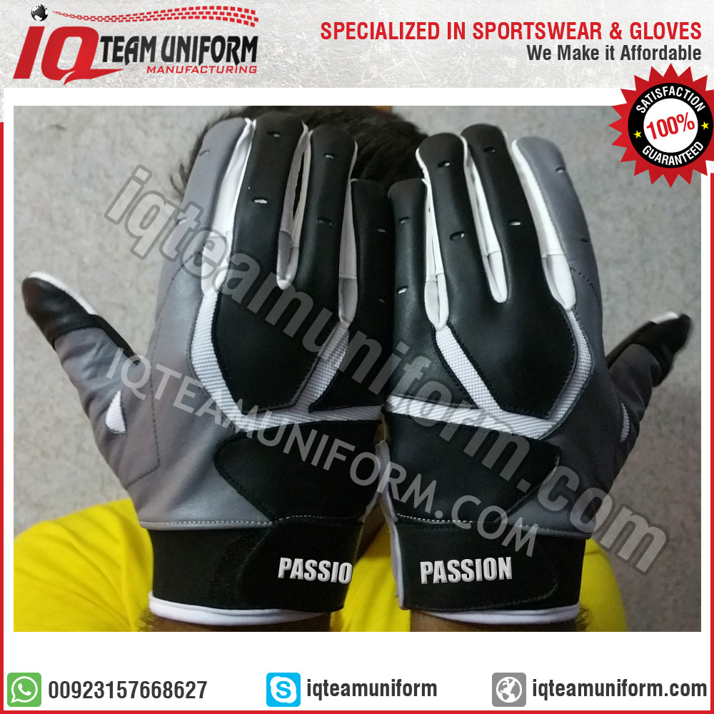 Football Receiver Gloves Kids Football Gloves Custom Football Gloves