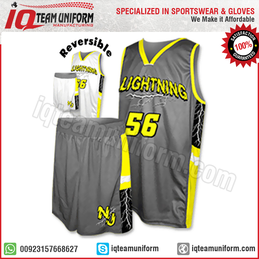 Lightning Youth Reversible Basketball Set