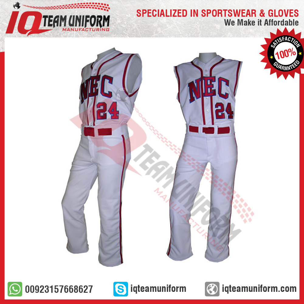 New Baseball Sublimated Uniform